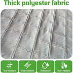 Car Steering Wheel Cover, 3-Layer Steering Wheel Sun Shield, Easy Install, Heat Resistant Sun Cover for Most Cars (16.9inch