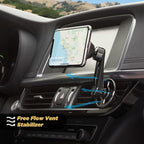 MM2VP2SR-SP MagicMount Pro FreeFlow Magnetic Car Phone Holder - Strong Magnet Mount for iPhone and Android - Secure Magnetic Cell Phone Air Vent Mount - Universal 360° Mobile Cellphone Holder