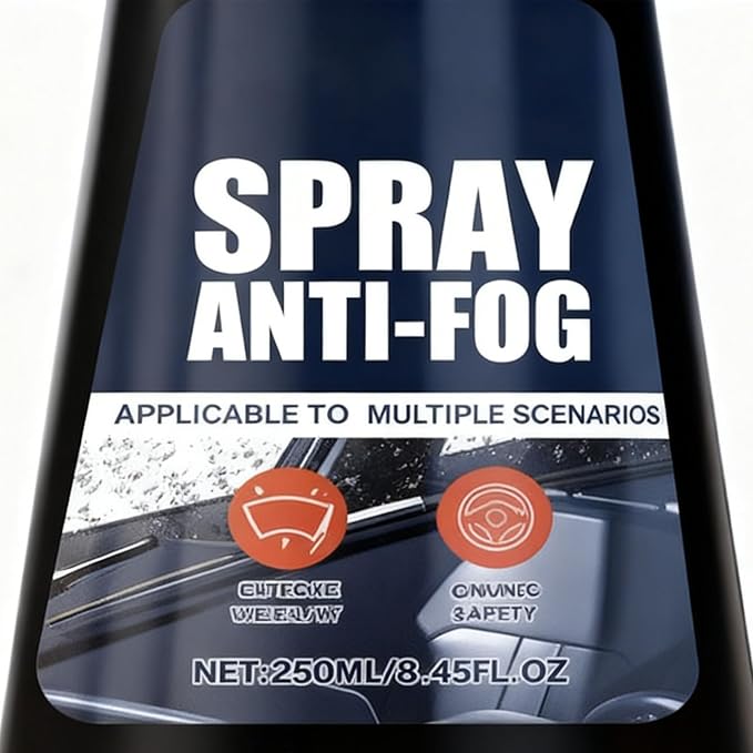 Anti Fog Spray for Car Windshield,250ml Glass Agent | Windshield Defogger - for Truck Outdoor Daily Commute Winter Morning Highway Garage
