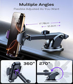 [True Strongest Suction] [Rally Racing-Grade Stability] Phone Holders for Your Car 2025 Upgraded Car Phone Holder Mount Truck Stand Cradle for iPhone Samsung All Phones, Purple