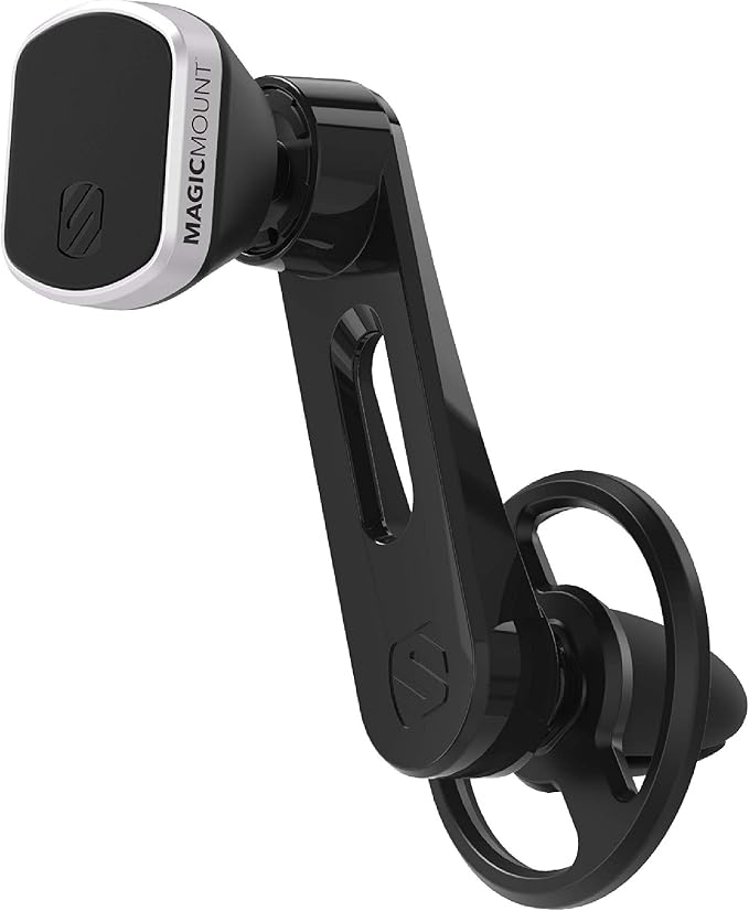 MM2VP2SR-SP MagicMount Pro FreeFlow Magnetic Car Phone Holder - Strong Magnet Mount for iPhone and Android - Secure Magnetic Cell Phone Air Vent Mount - Universal 360° Mobile Cellphone Holder