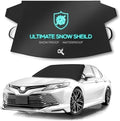 Windshield Snow Cover Ice Removal Wiper Visor Protector All Weather Winter Summer Auto Sun Shade for Cars Trucks Vans and SUVs Stop Scraping with a Brush or Shovel