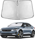 Windshield Sunshade Compatible for Polestar 2 2020-2023 2024 2025, Sun Visor for Front Windshield & Window Sun Shade Cover, UV Heat Blocker & Protector, Car Accessories