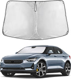 Windshield Sunshade Compatible for Polestar 2 2020-2023 2024 2025, Sun Visor for Front Windshield & Window Sun Shade Cover, UV Heat Blocker & Protector, Car Accessories