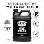 CAR GUYS Wheel Cleaner 1 Gallon Refill | Effective Rim and Tire Cleaner | Safe & Versatile Brake Dust Remover | 1 Gallon (Sprayer Not Included)