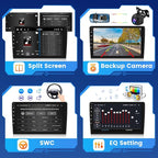 [2G+64G] Android 15 Car Radio for Kia Sportage 2010-2016 Car Stereo with Wireless Carplay Android Auto, 9 Inch HD Touchscreen with WiFi GPS Bluetooth5.0 FM/RDS USB SWC MIC