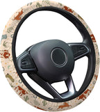 Cowgirl Western Steering Wheel Cover, Non Slip Polyester Car Wheel Protector for Car SUV Truck, Universal 15 Inch