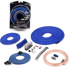 ORION Cobalt COKIT4 4-Gauge CCA Amp Wiring Kit, 100% American Wire Gauge (AWG) Standard, High Current Amplifier Install Kit with Fuse Holder, RCA Cable & Speaker Wire for Car Audio Systems