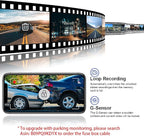 Front 4K+Rear 1080P Dash Cam Adapts for Honda Civic 2022-2026 (Grey Cover) & Type R Si, OEM Factory Look, 2 Way HD Video, WiFi & APP, Loop Recording, G-Sensor, Easy to Use, 128GB Card