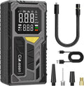 Tire Inflator Portable Air Compressor-150psi Cordless Portable Air Pump for Car Tires Faster Inflation with Tire Pressure Gauge