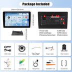 4G+64G Andriod Car Radio for Ford Explorer 2005-2010 with CarPlay Android Auto 10.1 Inch Incell Touch Screen with GPS Navigation WiFi Backup Camera Mic