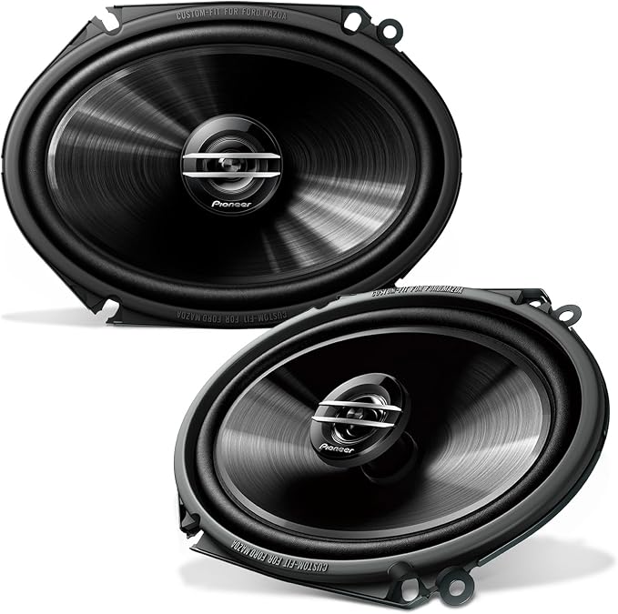 G-Series TS-G6820S 6” x 8” 2-Way Speakers (Pair) – 250W Max, Balanced Sound + Smooth Treble, Great Stock Replacement, High-Efficiency Speaker Designed for OEM Power