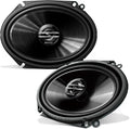 G-Series TS-G6820S 6” x 8” 2-Way Speakers (Pair) – 250W Max, Balanced Sound + Smooth Treble, Great Stock Replacement, High-Efficiency Speaker Designed for OEM Power