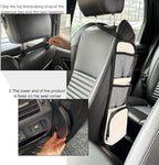 Car Seat Side Storage Pocket, Car Multifunctional Seat Organizer Hanging Bag, Auto Mobile Phone Wallet Sunglasses Mesh Net Pocket, Auto Accessories for Cars SUVs Trucks (Beige, 1PCS)