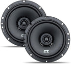 CT Sounds BIO-6-5-COX 6.5 Inch Coaxial Car Speakers, 200 Watts Max, Pair