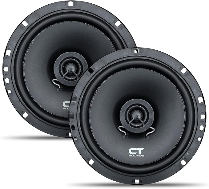 CT Sounds BIO-6-5-COX 6.5 Inch Coaxial Car Speakers, 200 Watts Max, Pair