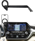 PZK Car Phone Holder for 2020-2026 Toyota Highlander 12.3-inch Screen Only | Magnetic Car Phone Mount with Magsafe for Highlander Lmited/Platinum Accessories 360° Rotation Hands-Free(Not Fit 8-Inch)