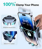Upgrade Ultra Stable Car Phone Holder Mount【Double Lock Metal Clip】 Universal Air Vent Phone Mount,Mobile Cell Phone Holder for Your Car,for iPhone 17 Pro Max 16 and All Phone