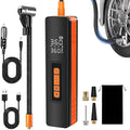 Tire Inflator Portable Air Compressor, 5X Faster 150 PSI Portable Tire Inflator for Car, Built-in Magnetic Storage, Auto Shut-Off Cordless Air Pump, LED Light for Cars, Motor, Bikes