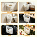 30 Pcs Disposable Car Trash Bags, Seal Disposable Car Garbage Bin Bags, Stick On Car Trash Bin for SUV Truck, RV Travel, Camping, Bedroom, Study Room, Office