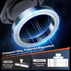 Magnetic Cup Holder Phone Holder -Designed for iPhone MagSafe Case - [Not Charging] (Gray-MagSafe)