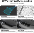 LUWU for 2024 Mini Cooper F55 Organizer Mini Cooper F55 Front Rear Door Side Storage Box Door Side Organizer Grab Tray 2015-2025 Mini Cooper S Armrest Phone Container Mini Cooper One Accessories 4PCS