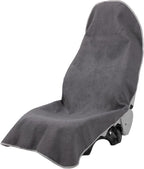 Terry Cloth seat Cover Universal Waterproof Car Sport Towel Seat Cushion Non-Slip Sweat-Absorbent Towel Cloth Suitable for Gym Workout, Universal Fit for Car SUV Van-Grey