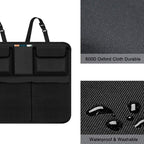 Trunk Organizer for Car, Large Capacity Car Organizers and Storage with 9 Pockets, Waterproof Backseat Hanging Organizer for SUV, Truck, MPV, Interior Accessories for Men and Women