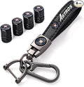 for Huston Astros Baseball Fans Car Keychain with Tire Valve Caps, Car Keyring and Valve Stem Caps Compatible with Key Fob Holder, Delicate Gifts for Men Women, Huston Astros