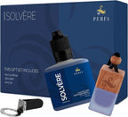 Solvère Gift Set with Refill Bottle | Automotive Air Fresheners with Solvère Fragrance | Strong Car Perfume | Odor Eliminating Car Air Fresheners by
