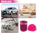 Craedli 2 Pack Car Cleaning Gel Detailing Putty, Pink Reusable Dust Cleaning Slime Auto Interior Cleaner Tool for Vehicle Air Vent, Keyboard Dust Remover & Car Accessories, 8.8oz/Jar (250g)