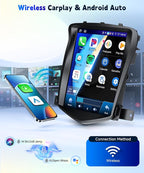 4Core 4G+64G Android 15 Car Radio for Chevy Cruze 2009-2015 Stereo with Wireless Carplay Android Auto,5.0 Bluetooth 32EQ,9.7 inch IPS Touch Screen,FM/RDS GPS WiFi AHD Backup Camera