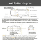 Blind Spot Monitoring System, 24GHz Millimeter Wave Radar Universal Car Blind Spot Detection System, Reversing Radar Parking System