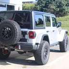 Tape-On Side Car Window Visors Rain Guards for 2018-2025 Jeep Wrangler JL 4 Door Smoke Tinted Vent Deflector Sun Shades
