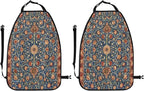Holland Park Carpet William Morris Car Seat Back Kick Protectors Kick Mats With Storage Pockets For Vehicles To Protect From Dirt Mud Scratches 2 Pack