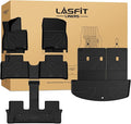 Floor Mats & Backrest Mats & Cargo Mat for Hyundai Palisade 7/8 Seats 2026 (Only Fit Hybrid, Not Fit Gas), All Weather TPE Custom Fit Floor Liners Full Set Car Mats Accessories, Black