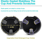Water Cups Holder Expanders 2 in 1 Cup Holders Drinks Storage Expander Case for Cars Trucks Autos Universal Car Cup Holder for,Insert with Expandable Base, Fits Yeti, Hydroflask, Large Water Bottles