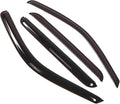 WD2-153 Dark Smoke 4 Pcs Set Window Visor (Outside Mount) Deflector Rain Guard Compatible with 2003-2005 Ford Excursion