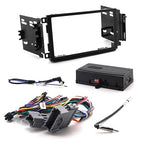 Interfacing Solutions DKGM15 Onstar Radio Replacement Interface W/ Swc Retention Video Switcher & D. Din Dash Kit - Gm Clas