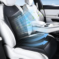 Cooling Car Seat Covers with Blowing & Suction, 12V-24V Cooling Ventilated Car Seat Cushion with 8 Turbo Fans 3-Speed Adjustable Universal Fit for Car SUV Truck Van for Summer Driving