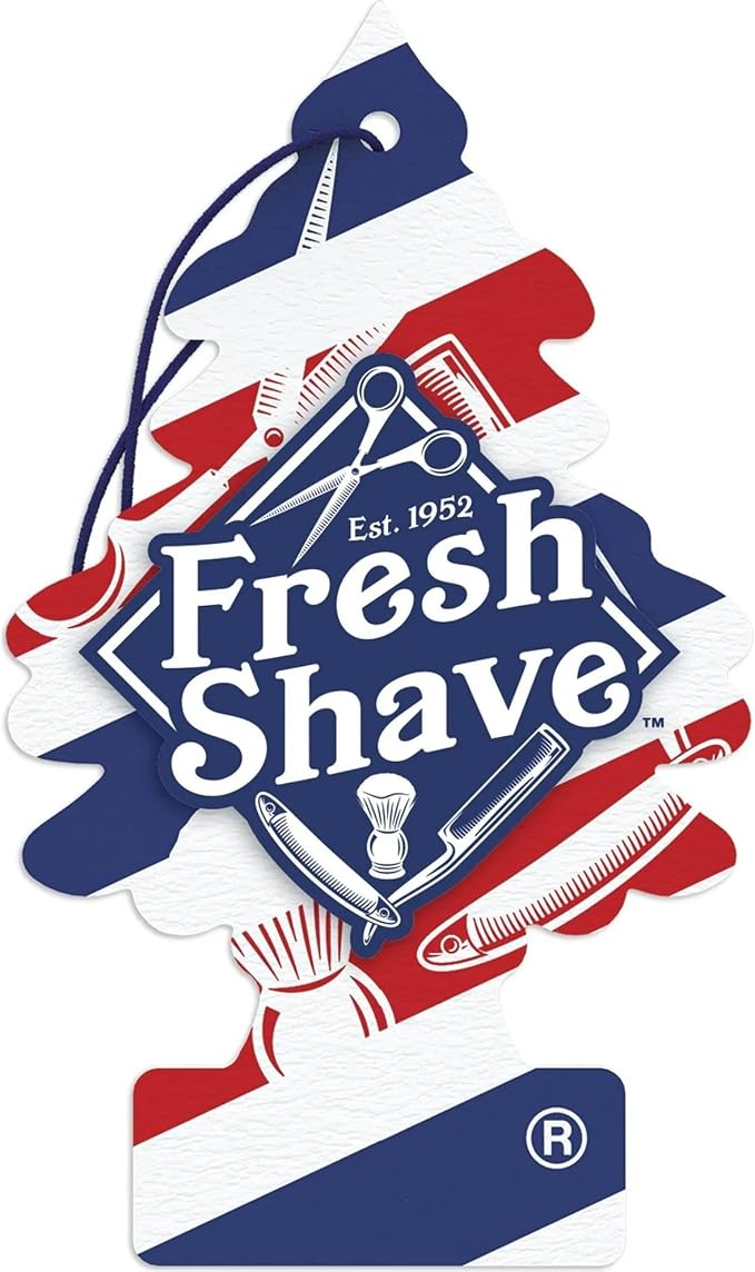 Car Air Freshener 6-Pack (Fresh Shave)