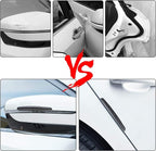 4 Pcs Car Door Anti-Collision Strip Door Edge Guards Anti-Rub Protector Trim Carbon Fiber Texture Car Door Corner Bumper Protector Anti-Scratch Universal for All Cars SUV (I)