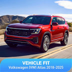 in-Channel Vent Window Visors for Volkswagen (VW) Atlas 2018–2025, Not for Atlas Cross Sport, Original Rain Guards, Window Deflectors, 4PCS