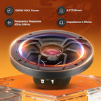 6.5" Coaxial Car Speakers，1000W Max Power，250W RMS，4 Ohm–Plug & Play Upgrade for Old Cars–Transform Your Daily Commute into a Stress-Relief Concert Hall Experience (Pair) (250, Watts) (6.5)