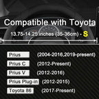 Customized Auto Car Steering Wheel Cover for Toyota Prius,86,13.75-14.25 inch
