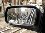 2 Pack 3" Blind Spot Mirrors for Trucks, Van, SUV, Large Vehicle - Aluminum Frame Glass Convex Rear View Blind Spot Mirrors