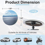 Blind Spot Mirrors 2 Pack, Car Accessories Frameless Side Mirror Blindspot Convex HD Glass, Side View Mirror Blindspot with Wide Angle Adjustable Stick for Car SUV and Trucks