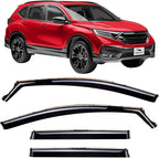 Voron Glass in-Channel Extra Durable Rain Guards for Honda CR-V (CRV) 2017-2022, Window Deflectors, Vent Window Visors, 4 Pieces - 200930