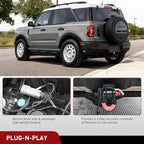 4 Pin Trailer Wiring Harness 56462 Vehicle Side Custom for 2021 2022 2023 2024 Ford Bronco Sport Simple Fit Tow Hitch Accessories
