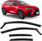 Voron Glass in-Channel Extra Durable Rain Guards for Lexus NX 2022-2026, Window Deflectors, Vent Window Visors, 4 Pieces - 200817